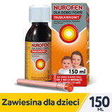 Nurofen per bambini Forte alla fragola 40 mg/ml, sospensione orale, da 3 mesi a 12 anni, 150 ml