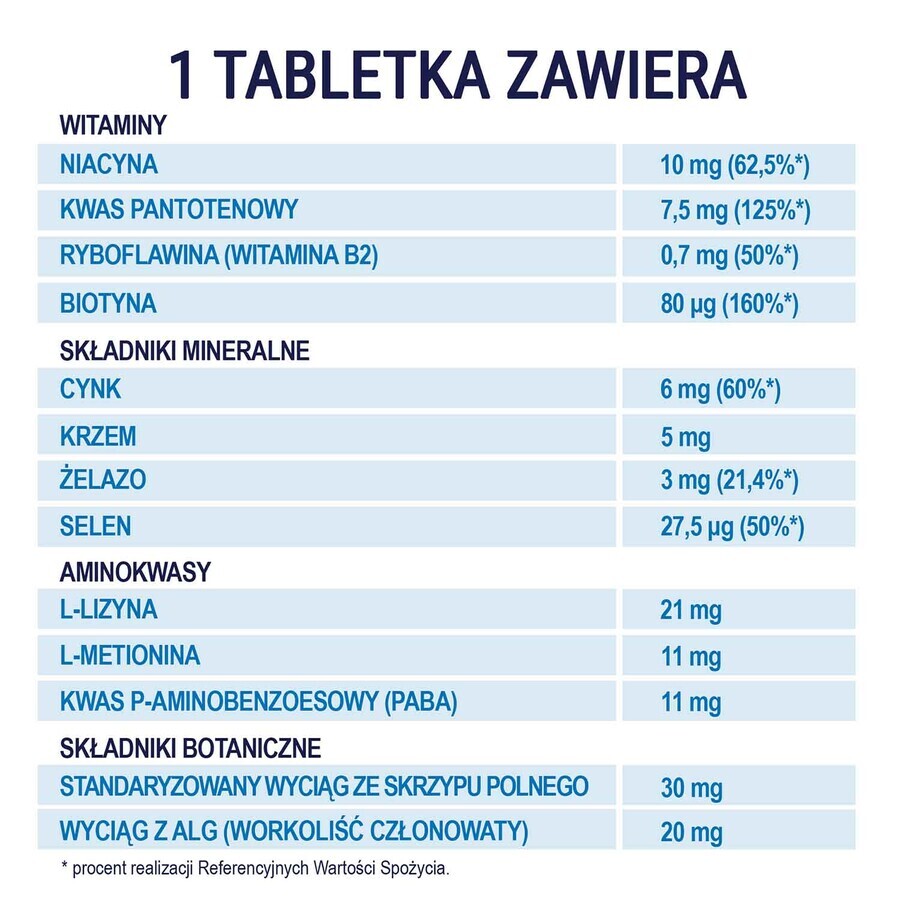 Naturell kiezelzuur, 100 tabletten