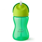 Avent, vaso con pajita, verde, SCF798/01, a partir de 12 meses, 300 ml