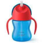 Avent, vaso con pajita y asas, azul, SCF796/01, a partir de 9 meses, 200 ml