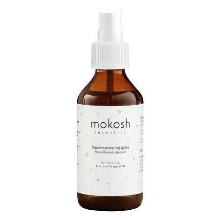 Mokosh, aceite de jojoba para bebés y niños, desde el primer día, 100 ml