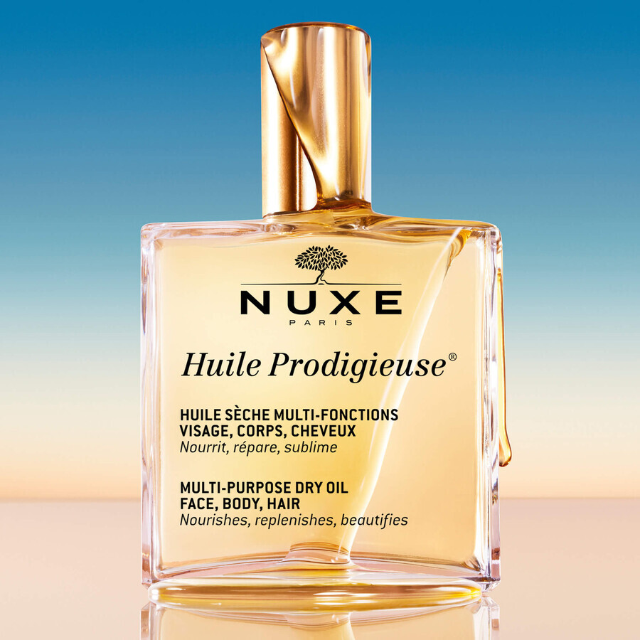 Nuxe Huile Prodigieuse, aceite seco multifunción para cuerpo, rostro y cabello, 100 ml