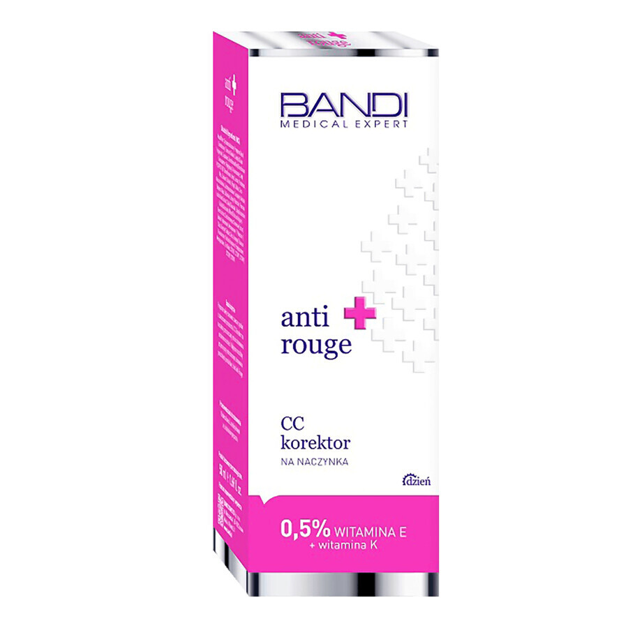 Bandi Medical Anti Rouge, CC correcteur pour les capillaires, 50 ml