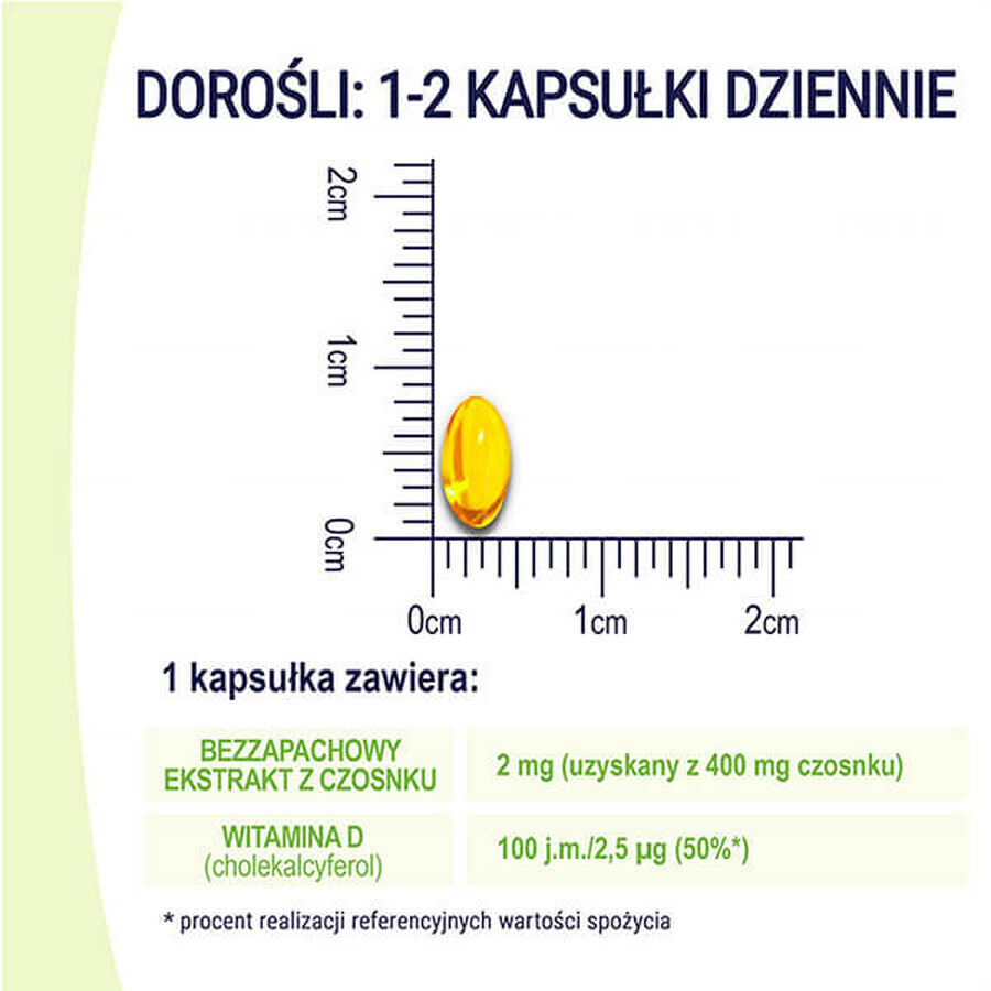 Naturell Ajo Forte Inodoro, 90 cápsulas