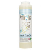 Anthyllis EcoBio, champú y fluido de ducha 2 en 1 con extracto de lino y proteínas de arroz, 250 ml