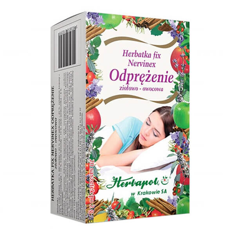 Herbapol Nervinex Relaxation, tisane fixe, 2 g x 20 sachets