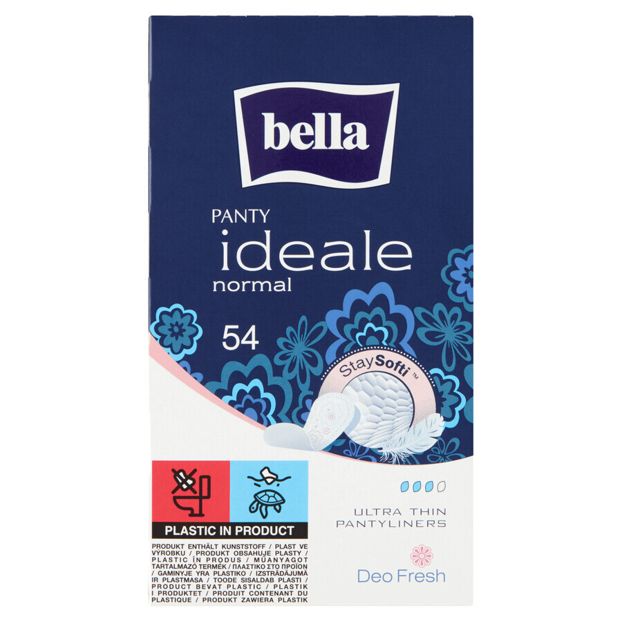 Bella Panty Ideale, protegeslips, Normal, 54 piezas