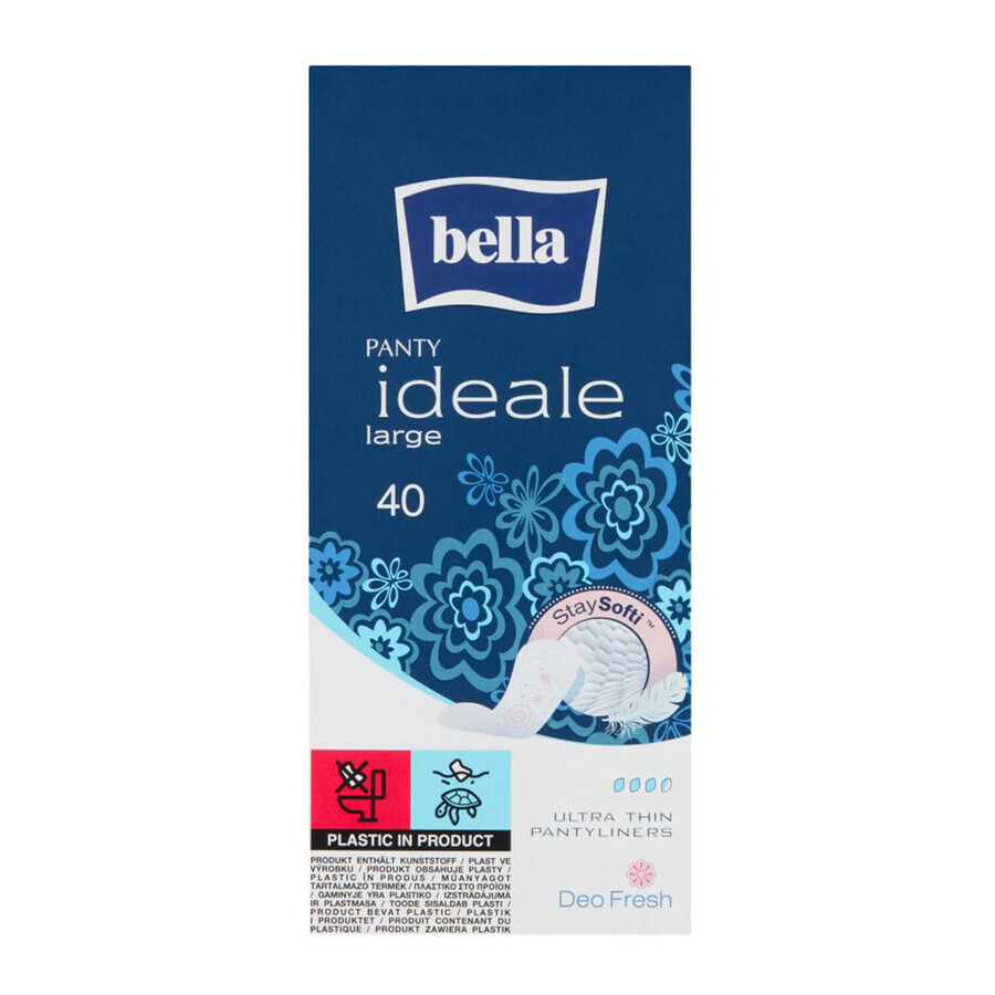 Bella Panty Ideale, toallas sanitarias StaySofti, grande, 40 piezas