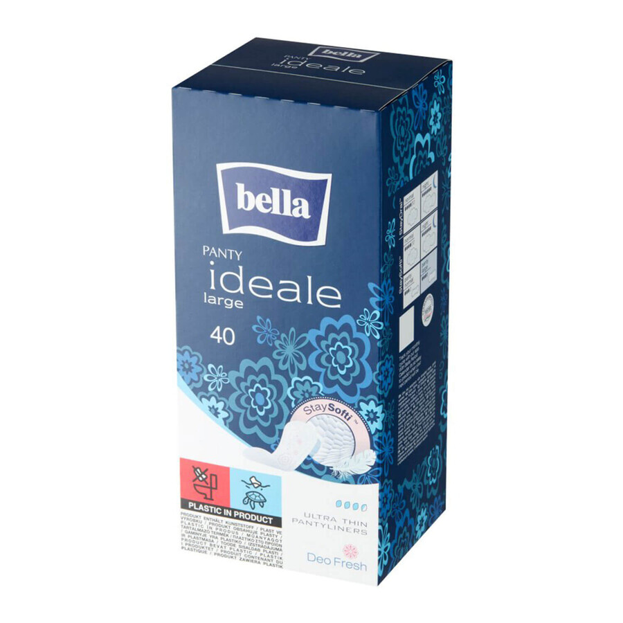 Bella Panty Ideale, toallas sanitarias StaySofti, grande, 40 piezas