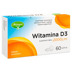 Herbapol Vitamina D3 2000 UI, 60 comprimidos recubiertos