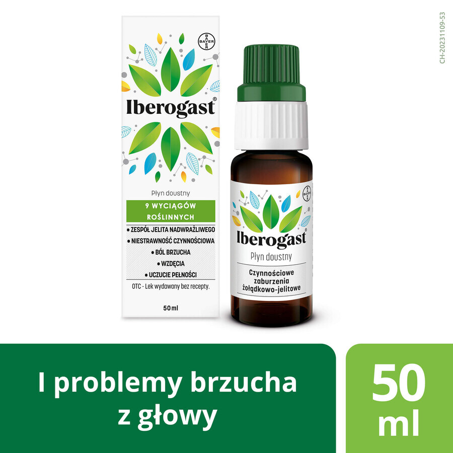 Iberogast, líquido oral, 50 ml