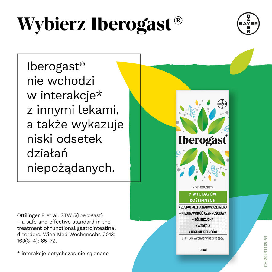 Iberogast, líquido oral, 50 ml