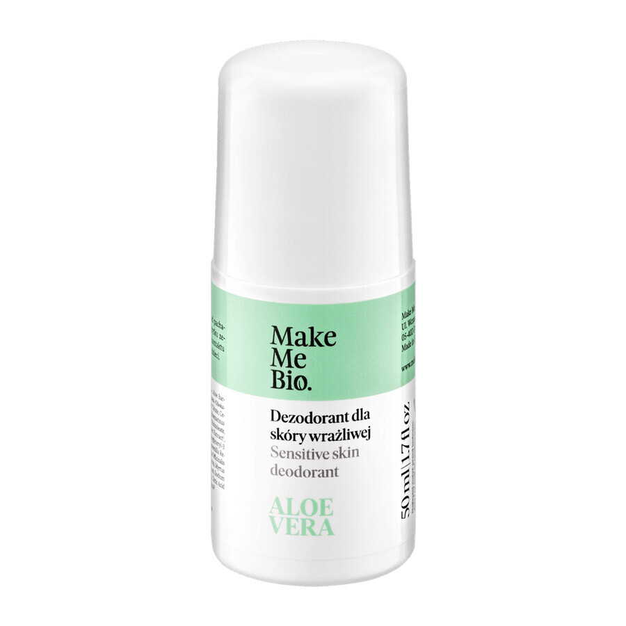 Make Me Bio Aloe Vera, déodorant pour peaux sensibles, 50 ml