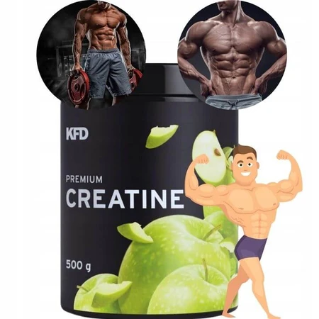 KFD Premium Creatina, sabor manzana verde, 500 g