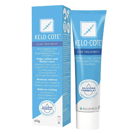 Kelo-cote, gel de silicona para cicatrices, 60 g