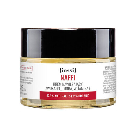 Iossi Naffi, crema hidratante, aguacate y jojoba, vitamina E, 50 ml