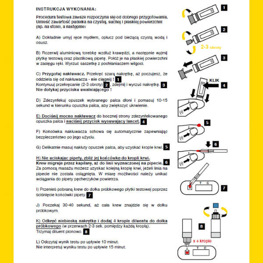 LabHome Allergy-Check, test sanguin pour les anticorps IgE, diagnostic des allergies, 1 pièce