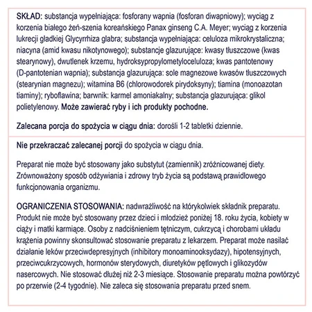 Naturell Ginseng, 60 comprimidos