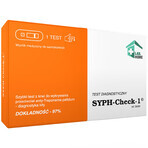 LabHome Syph-Check-1, análisis de sangre para la detección de anticuerpos contra T. pallidum, diagnóstico de sífilis, 1 unidad