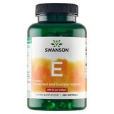 Swanson E, vitamina E natural 400 UI, 250 cápsulas de gel