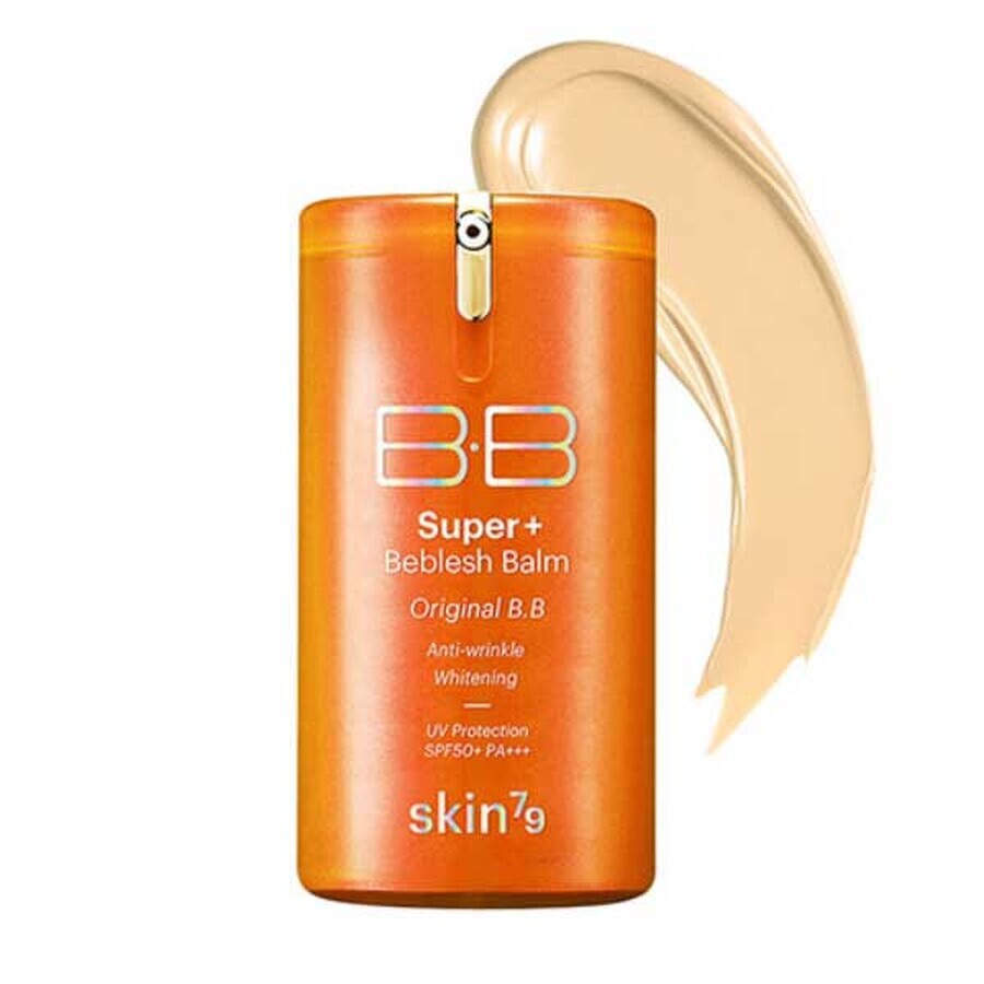 Skin79 BB Super+ Beblesh Balm, crema facial tonificante, naranja, SPF 50+, 40 ml