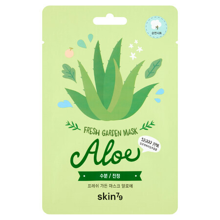 Skin79 Fresh Garden Aloe, mascarilla en láminas de aloe, 23 g