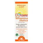 Dr Jacob's D3 Forte Sunshine Vitamin Drops, 20 ml