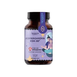 Levann Ashwagandha KSM-66, 60 kapsułek