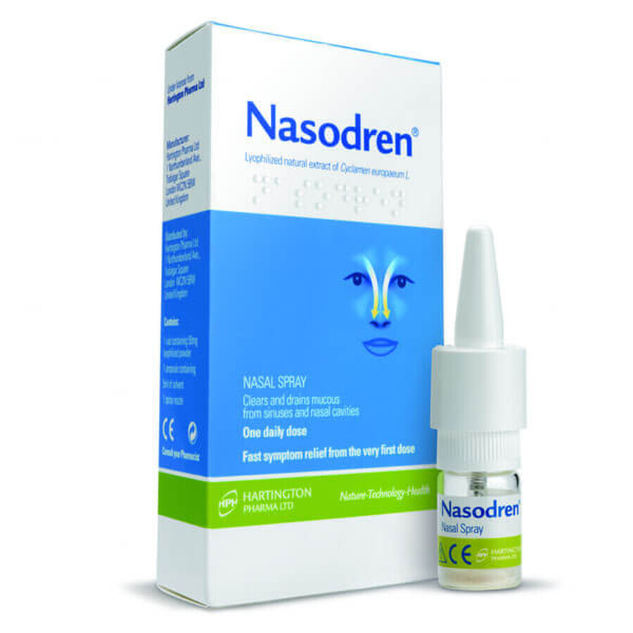 Nasodren, spray nasal, 1 pièce