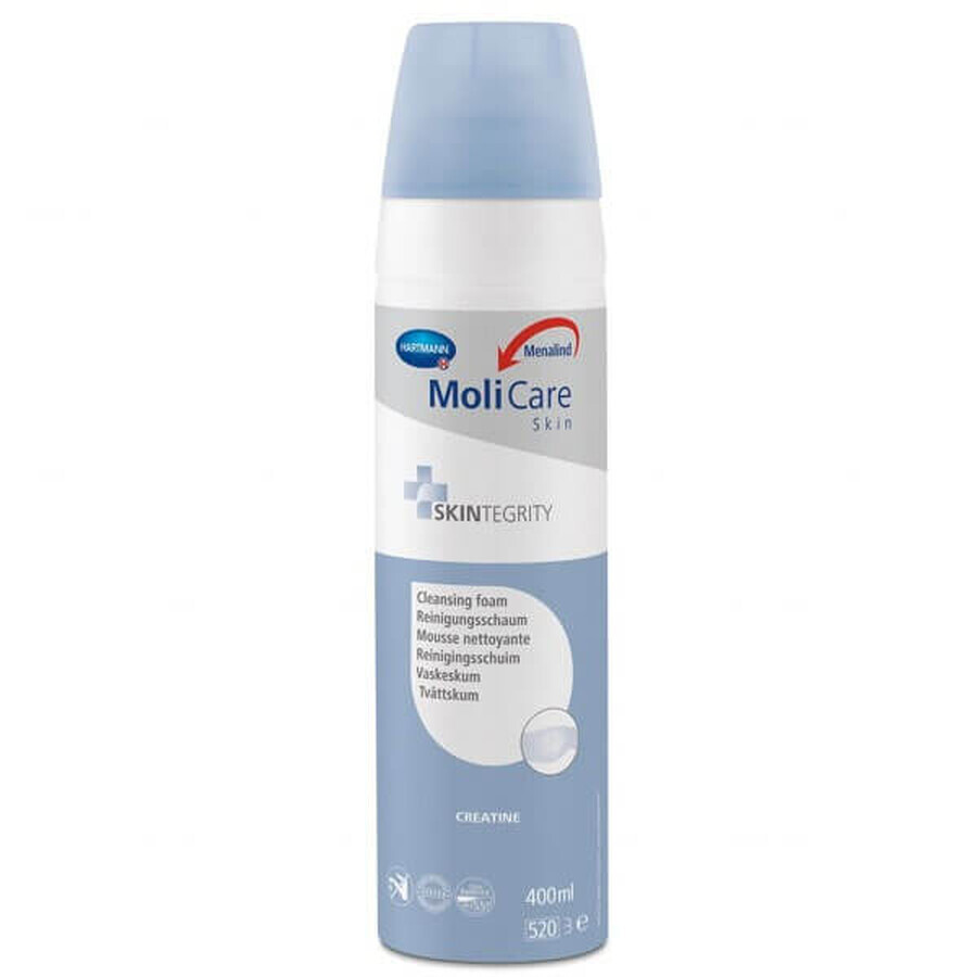 MoliCare Skin, Schiuma detergente per la pelle, 400 ml