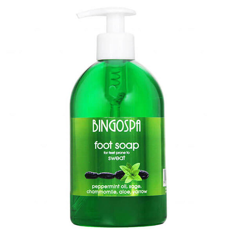 Bingospa, soap for feet prone to sweating, 500 ml