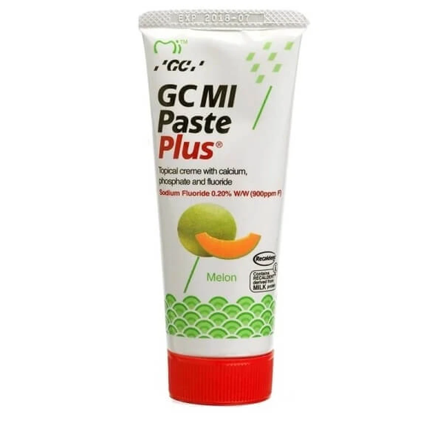 GC MI Paste Plus, pasta tópica, sabor a melón, 35 ml