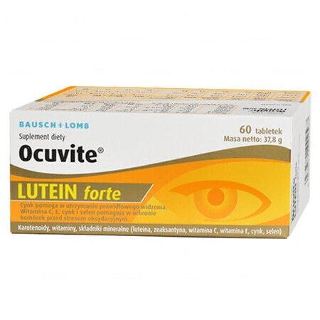 Ocuvite Lutein Forte, 60 tablets