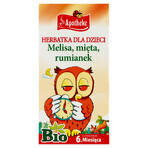 Apotheke Calming Bio, té para niños mayores de 6 meses, 1,5 g x 20 bolsitas