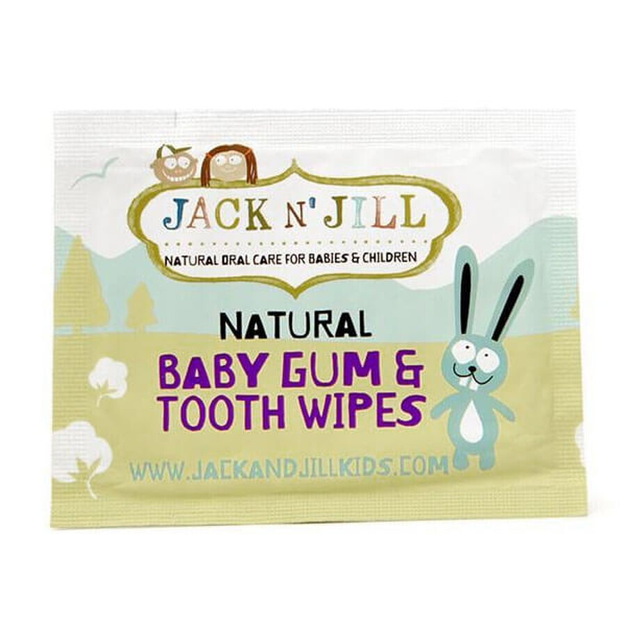 Jack n Jill, reinigingsdoekjes voor babygom, 25 stuks