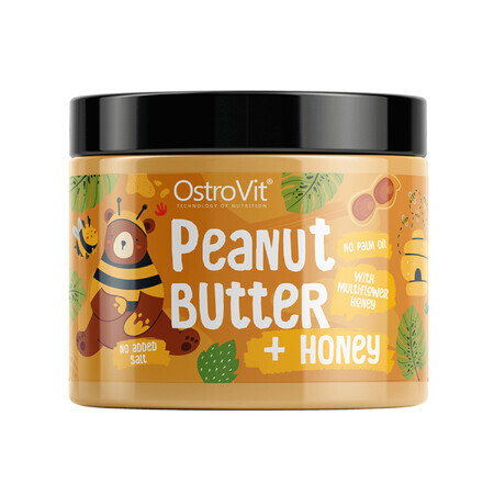 OstroVit Peanut Butter + Honey, crème de noix au miel, 500 g