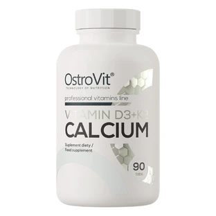 OstroVit Vitamina D3 + K2 Calcio, 90 comprimidos