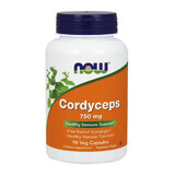 Now Foods Cordyceps 750 mg, 90 cápsulas vegetales