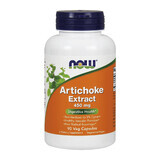 Now Foods Artichoke Extract, alcachofa, 90 cápsulas vegetales