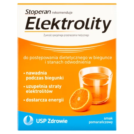 Electroliți, aromă de portocale, 7 pliculețe
