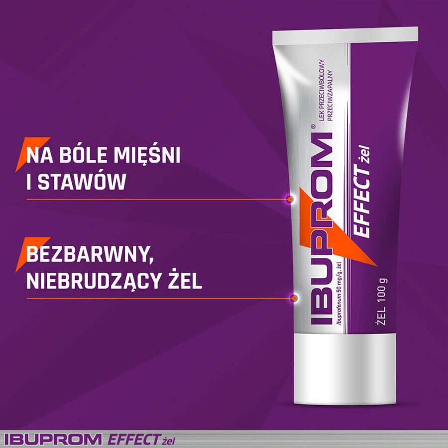 Effet Ibuprom 50 mg/g, gel, 60 g