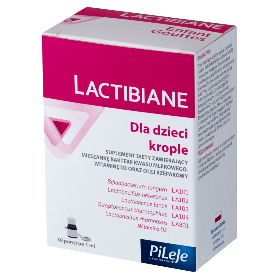 Lactibiane Voor Kinderen, druppels, 30 ml