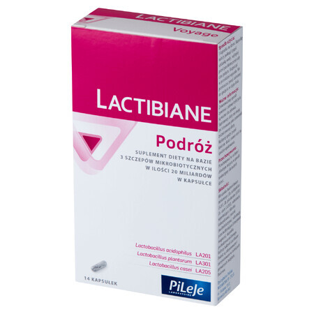 Lactibiane Travel, 14 cápsulas