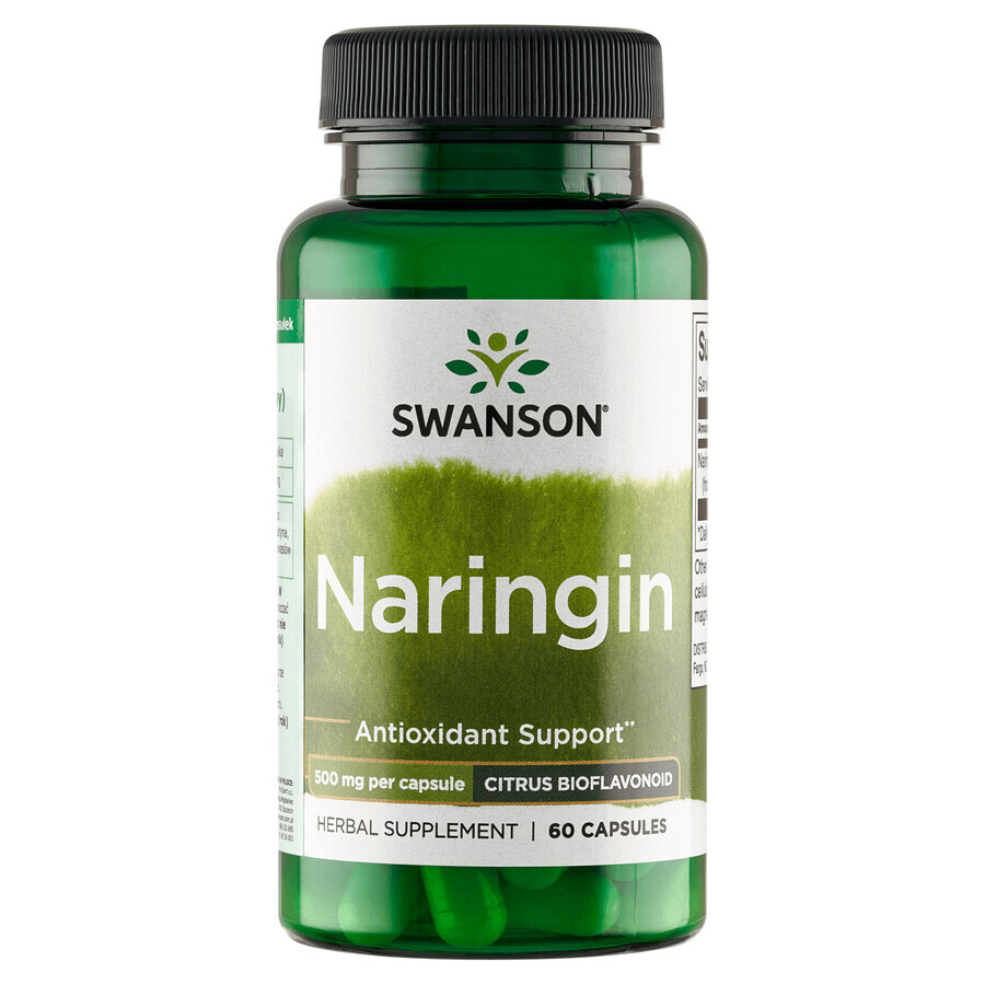 Swanson Naringin, naringina, 60 cápsulas