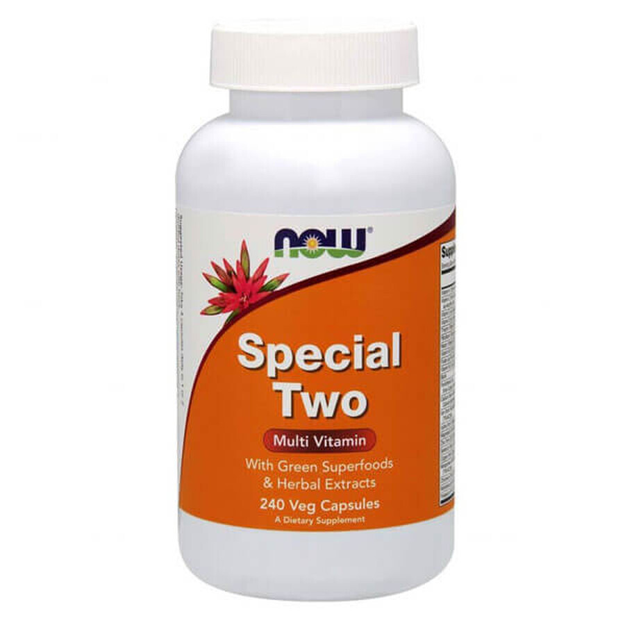 Now Foods Special Two, pachet de vitamine și minerale, 240 capsule vegetariene