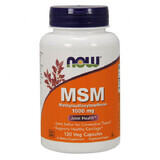 Now Foods MSM 1000 mg, 120 cápsulas