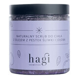 Hagi Cosmetics, exfoliante natural con aceite de semilla de ciruela y aceite de jojoba, 300 g