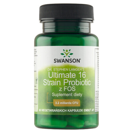 Swanson Ultimate 16 Strain Probiotic, 60 cápsulas