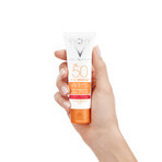 Vichy Capital Soleil, crema facial antiedad 3en1, SPF 50+, 50 ml