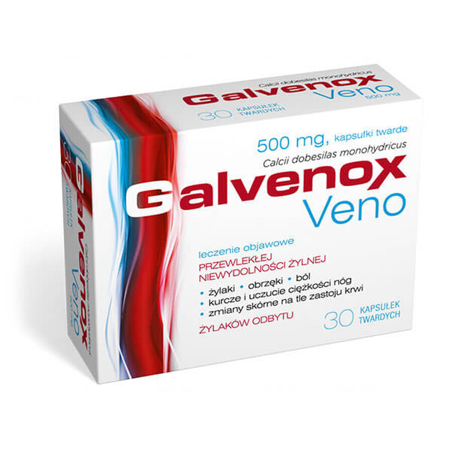 Galvenox Veno 500 mg, 30 capsule rigide